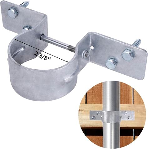 metal fence post reinforced post brackets|fence post brackets b&q.